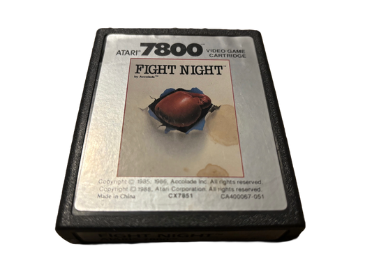 Fight Night Atari 7800 Video Game