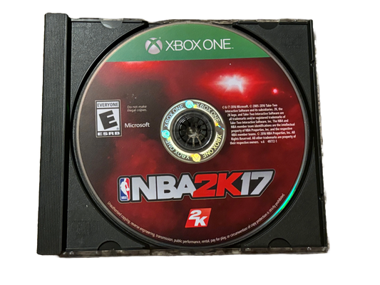 NBA 2K17 Microsoft Xbox One Game