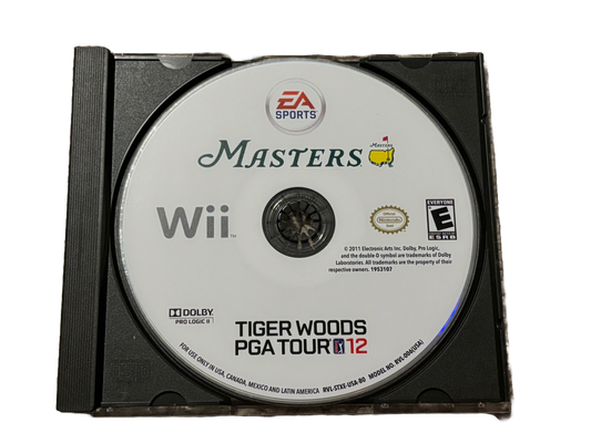 Tiger Woods PGA Tour 12: The Masters Nintendo Wii Game