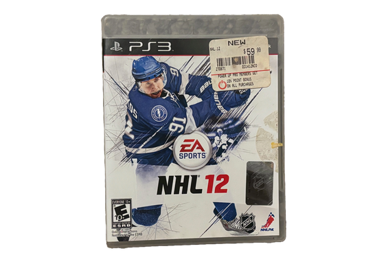 NHL 12 Sony PlayStation 3 PS3 Game. Complete