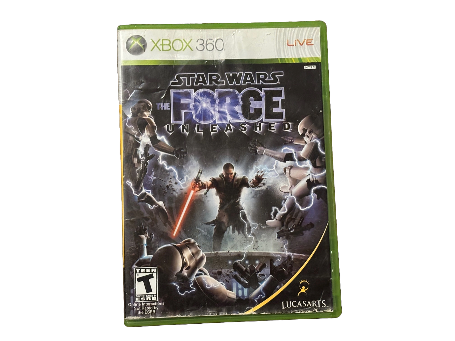 Star Wars The Force Unleashed Xbox 360. Complete.