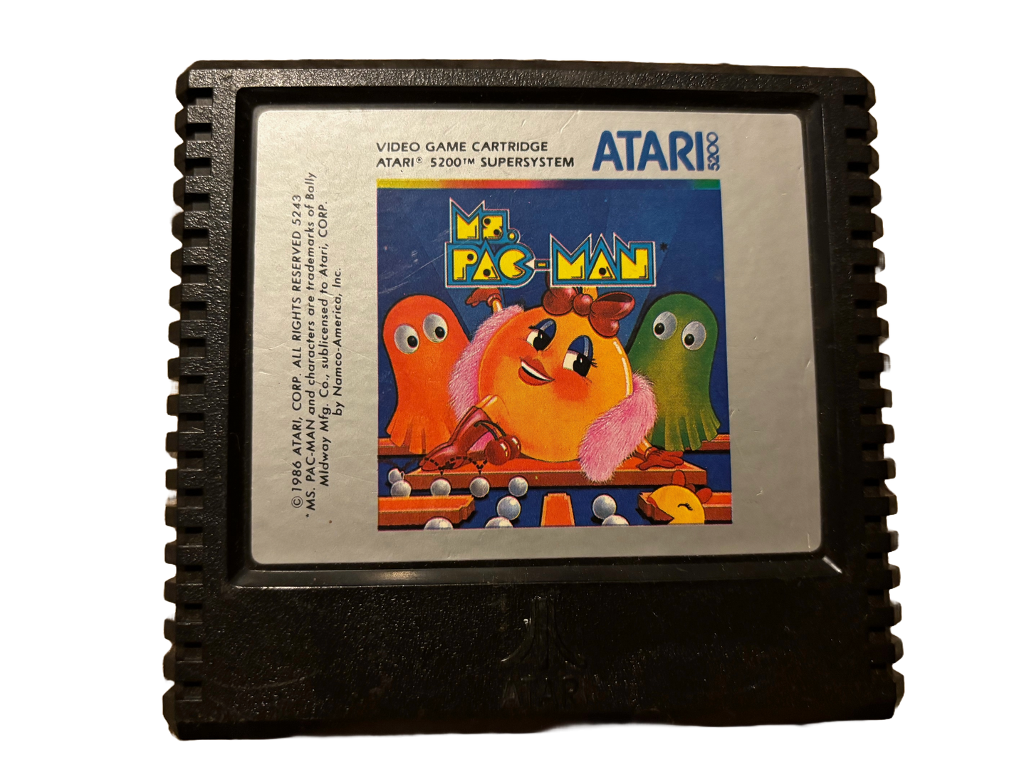 Ms Pacman Atari 5200 Video Game