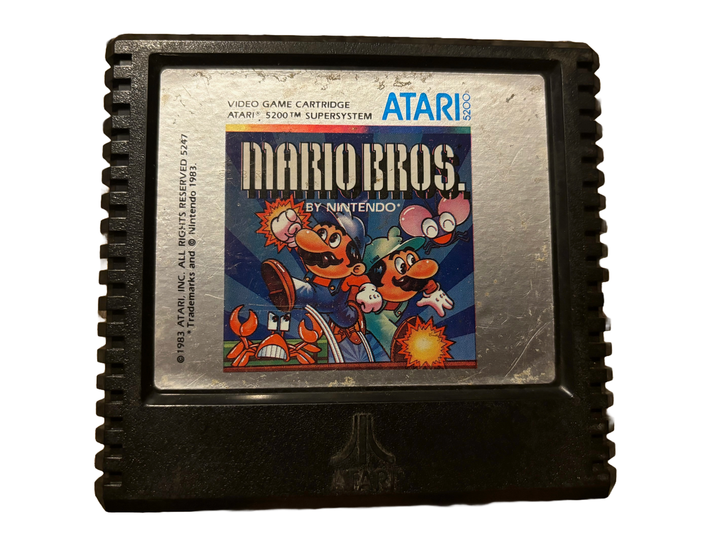 Mario Bros Atari 5200 Video Game