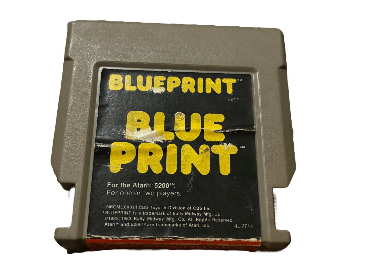 Blue Print Atari 5200 Video Game