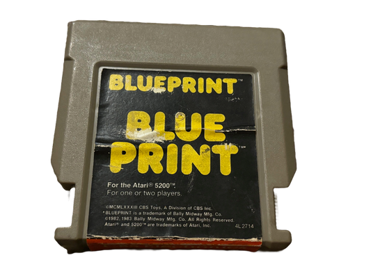 Blue Print Atari 5200 Video Game