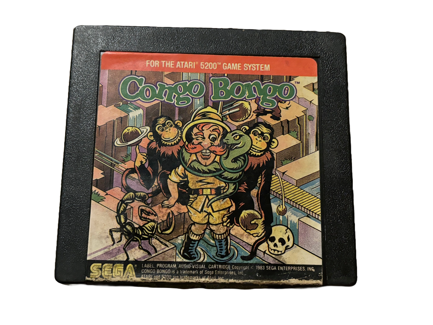 Congo Bongo Atari 5200 Video Game