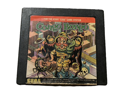 Congo Bongo Atari 5200 Video Game