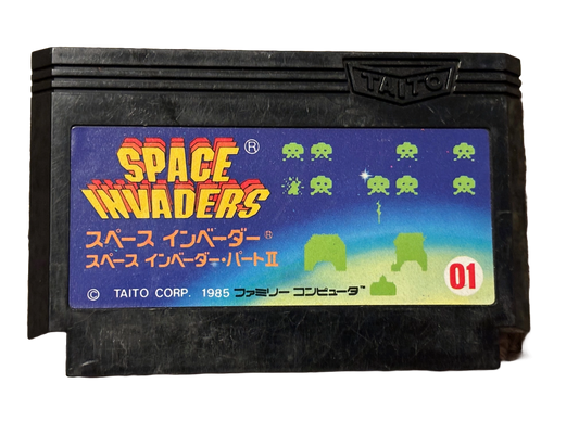 Space Invaders Japanese Nintendo Famicom Video Game