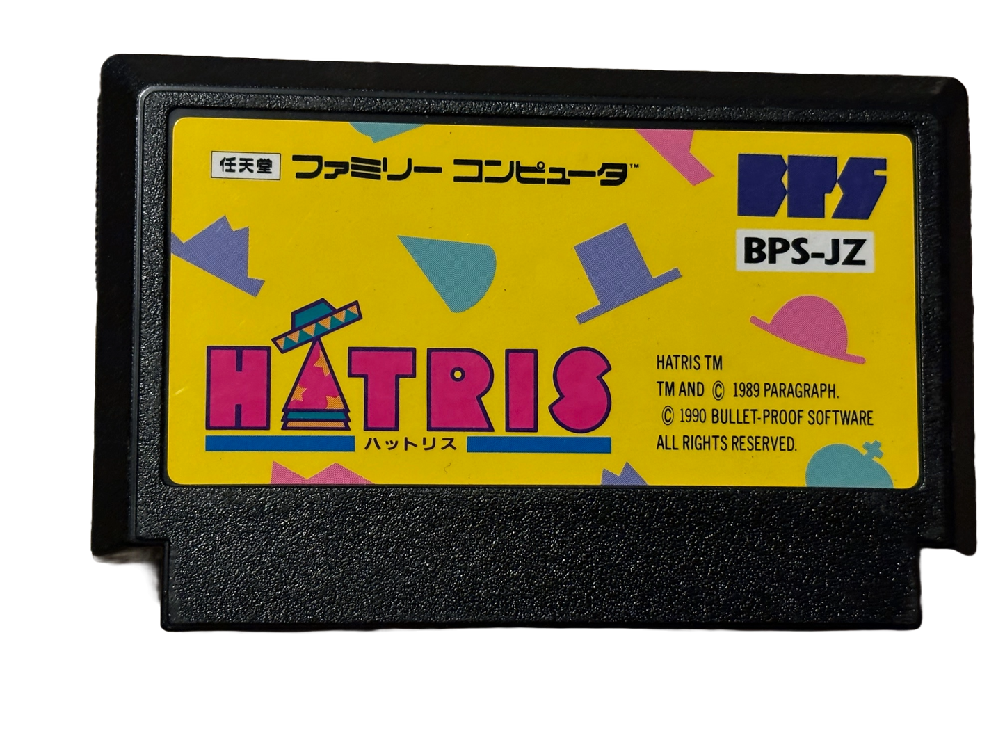 Hatris Japanese Nintendo Famicom Video Game BPS-JZ