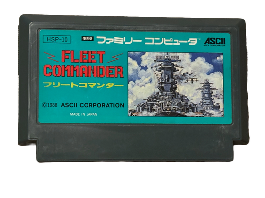 Fleet Commander Japanese Nintendo Famicom Video Game