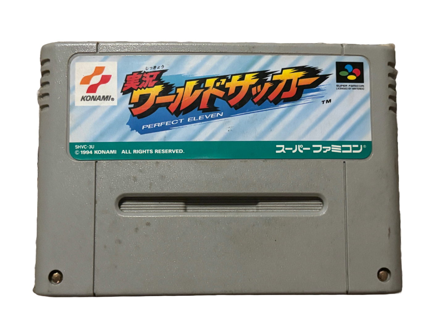 Jikkyou World Soccer Perfect Eleven Nintendo Super Famicom SHVC-3U