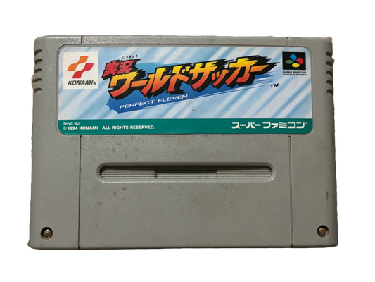 Jikkyou World Soccer Perfect Eleven Nintendo Super Famicom SHVC-3U