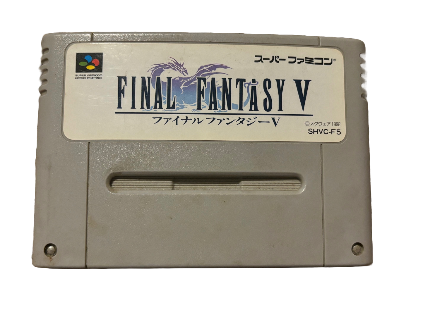 Final Fantasy V 5 Nintendo Super Famicom SHVC-2H