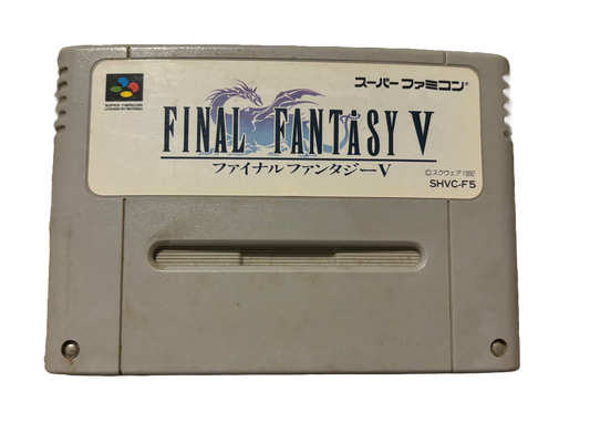Final Fantasy V 5 Nintendo Super Famicom SHVC-2H