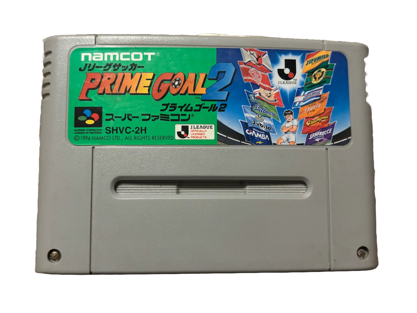 J League Soccer Prime Goal 2 Nintendo Super Famicom Video Game SHVC-2H