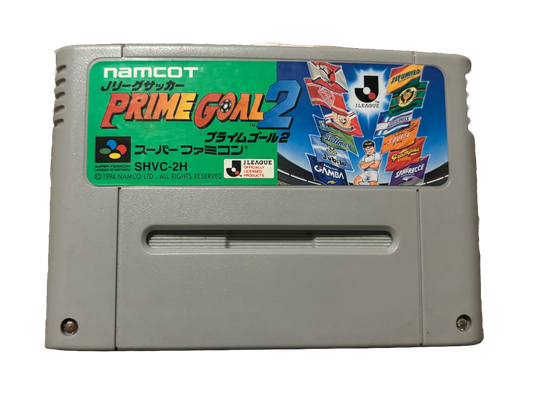 J League Soccer Prime Goal 2 Nintendo Super Famicom Video Game SHVC-2H