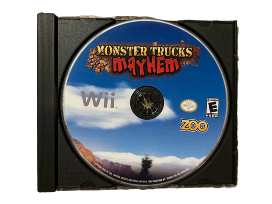 Monster Trucks Mayhem Nintendo Wii Game