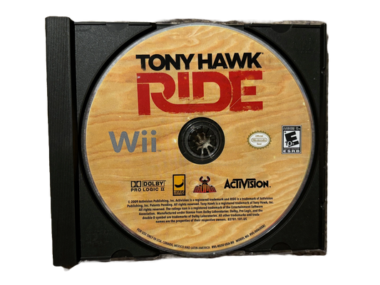 Tony Hawk Ride Nintendo Wii Game