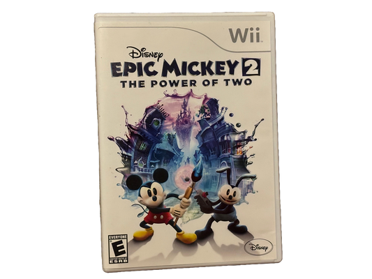 Epic Mickey 2 The Power of Two Nintendo Wii Complete