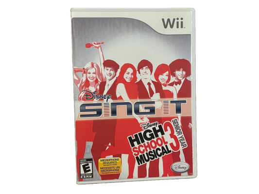 Disney Sing It: High School Musical 3 Senior Year Nintendo Wii Complete