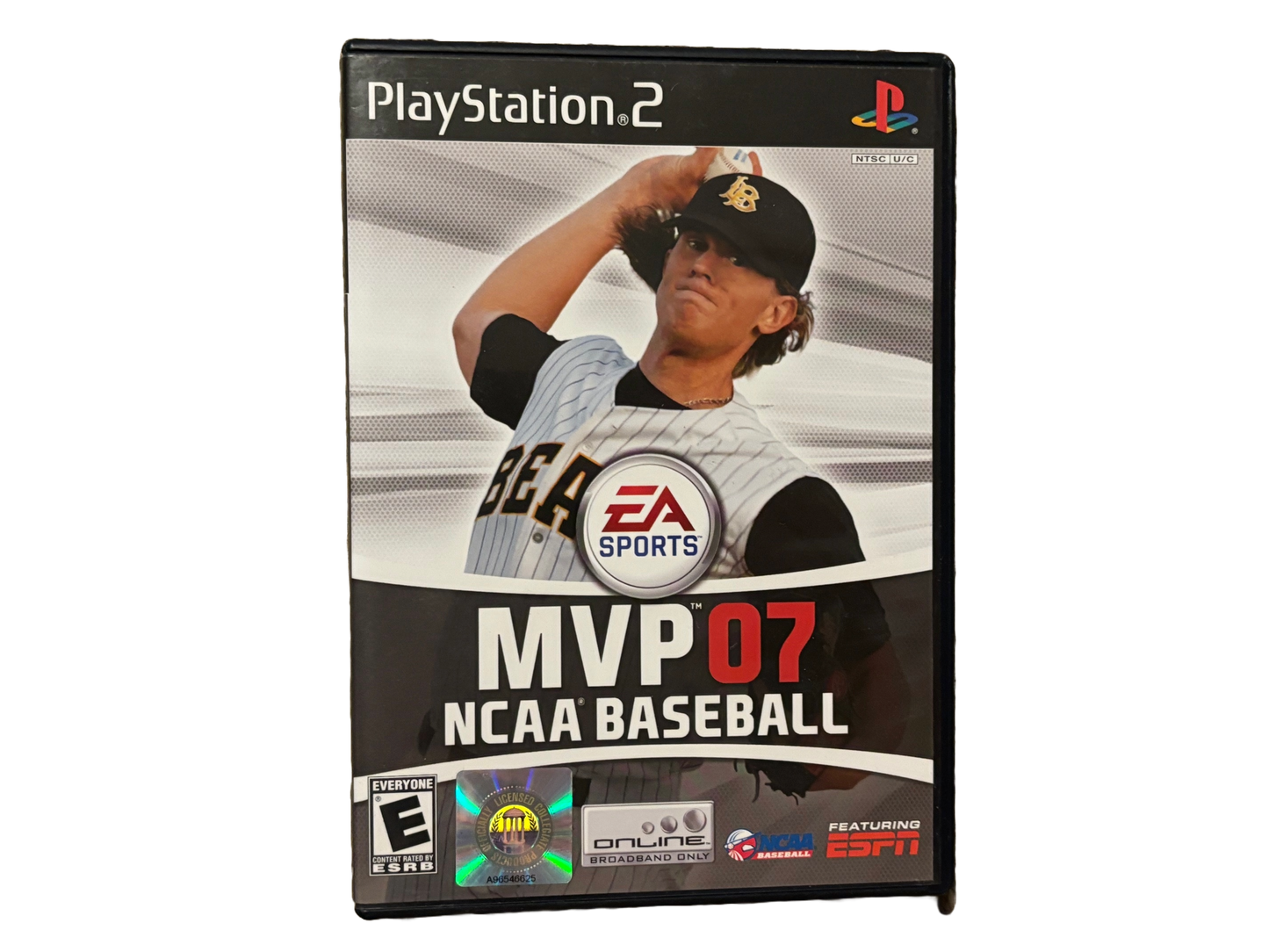 MVP 07 NCAA Baseball Fury Sony PlayStation 2 PS2 Complete