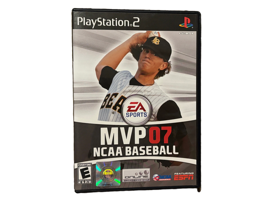 MVP 07 NCAA Baseball Fury Sony PlayStation 2 PS2 Complete