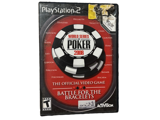 World Series of Poker 2008 Sony PlayStation 2 PS2