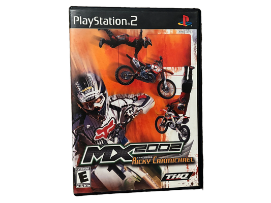 MX 2002 Featuring Ricky Carmichael Sony PlayStation 2 PS2 Complete