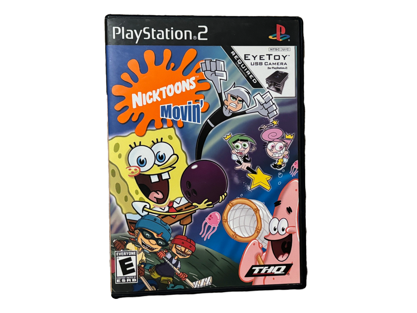 Nicktoons Movin' Sony PlayStation 2 PS2 Complete