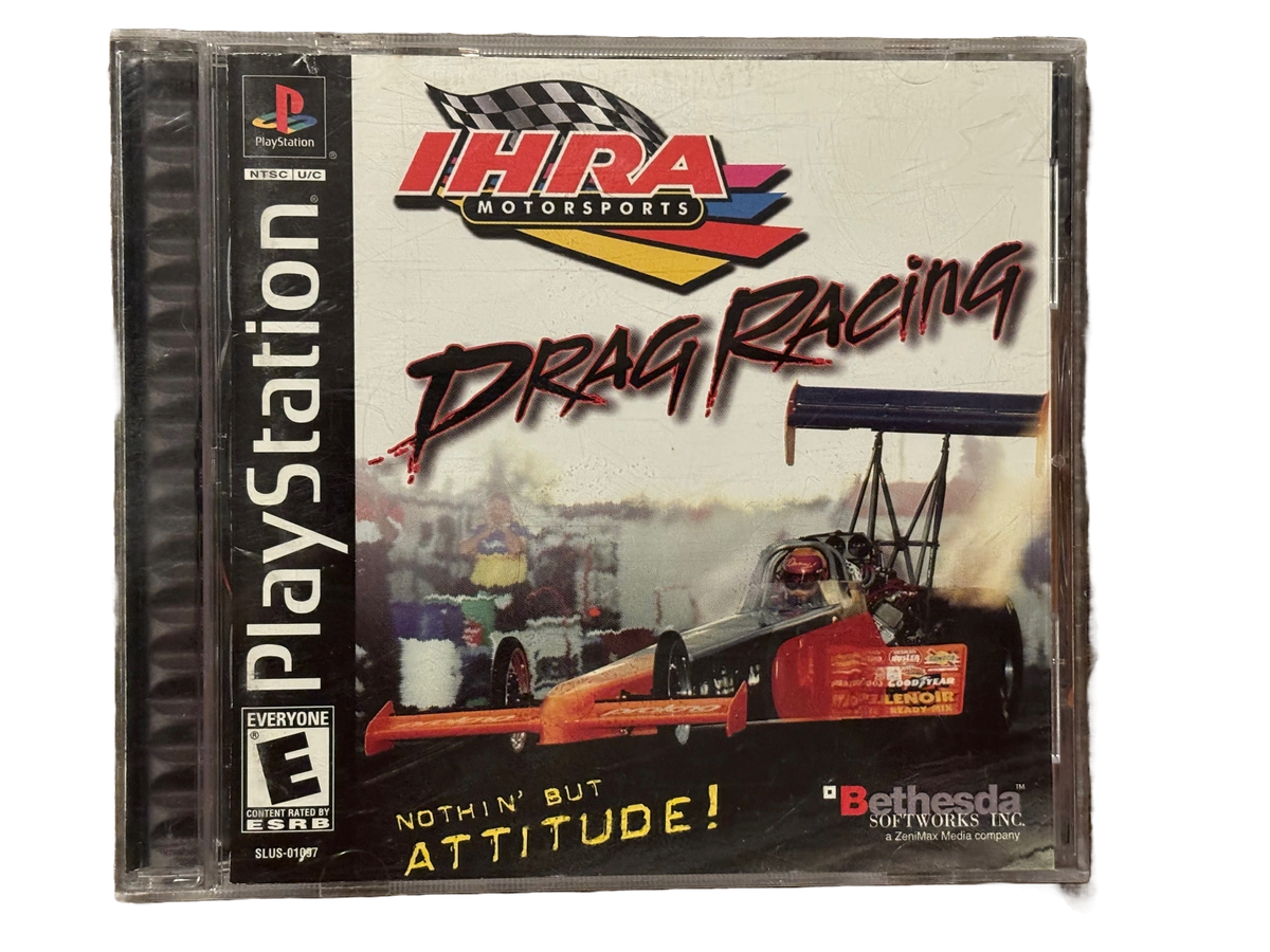 Ps1 Racing Top IHRA Motorsports Drag Racing Sony PlayStation PS1 Complete – Puzzles LTD