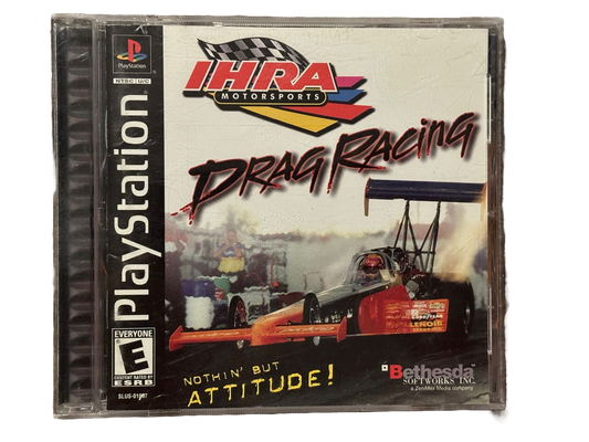 IHRA Motorsports Drag Racing Sony PlayStation PS1 Complete