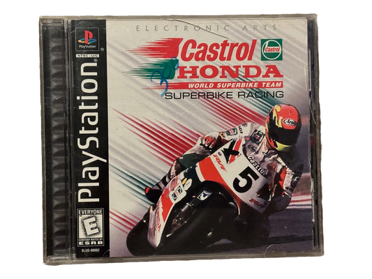 Castrol Honda Superbike Racing Sony PlayStation PS1 Complete