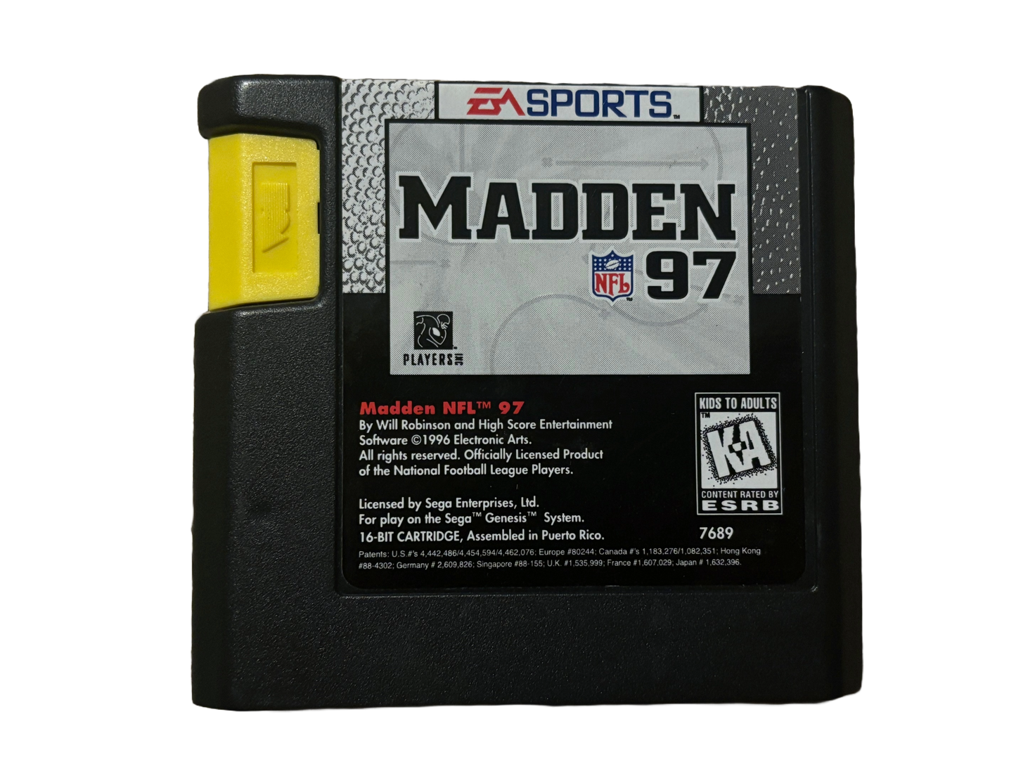 Madden NFL 97 Sega Genesis Video Game