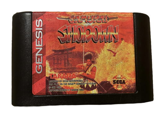 Samurai Shodown Sega Genesis Video Game