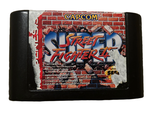 Super Street Fighter II Sega Genesis Video Game