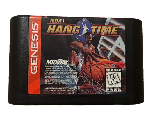 NBA Hangtime Sega Genesis Video Game