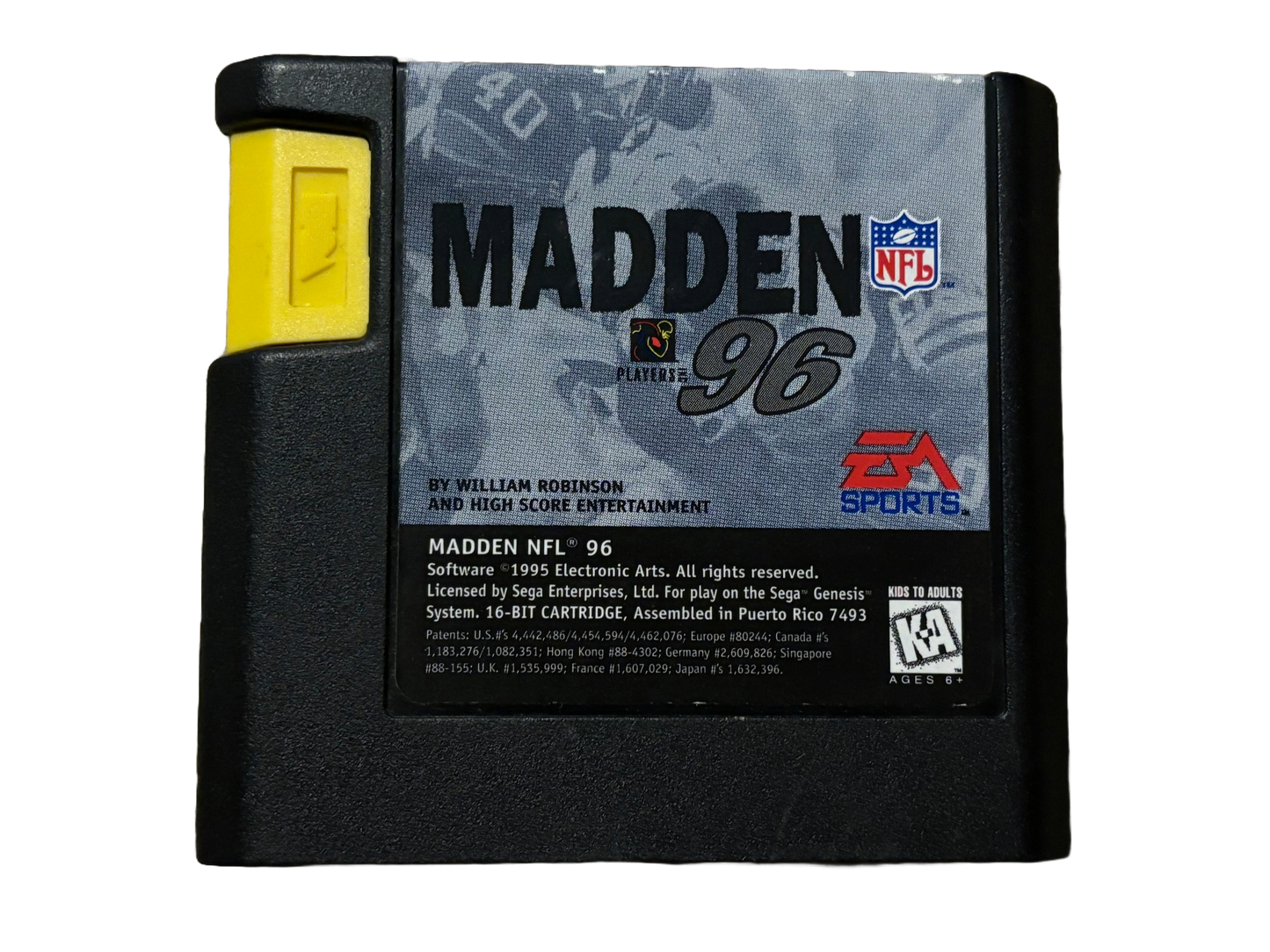 Madden NFL 96 Sega Genesis Video Game