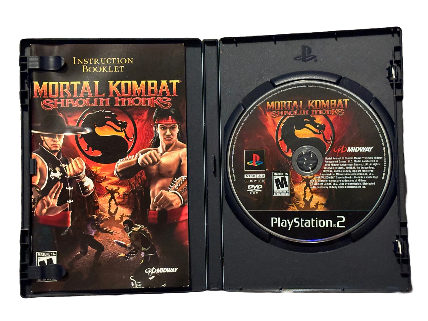 Mortal Kombat Shaolin Monks Sony PlayStation 2 PS2 Complete