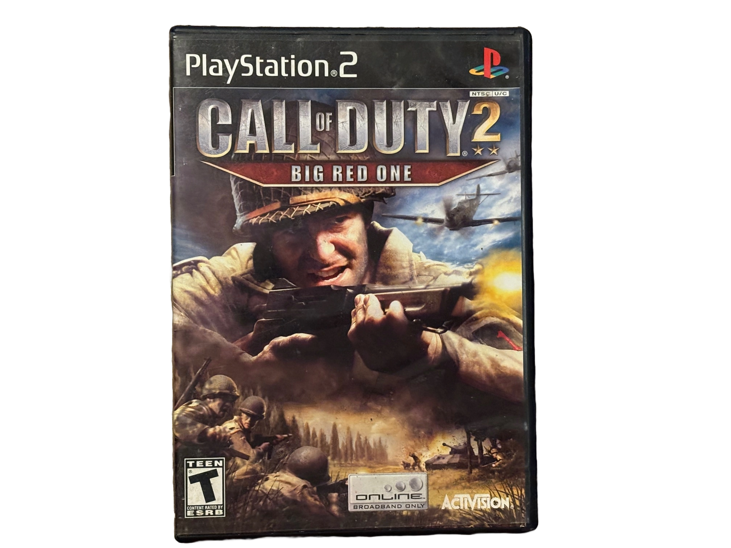 Call of Duty 2 Big Red One Sony PlayStation 2 PS2 Complete