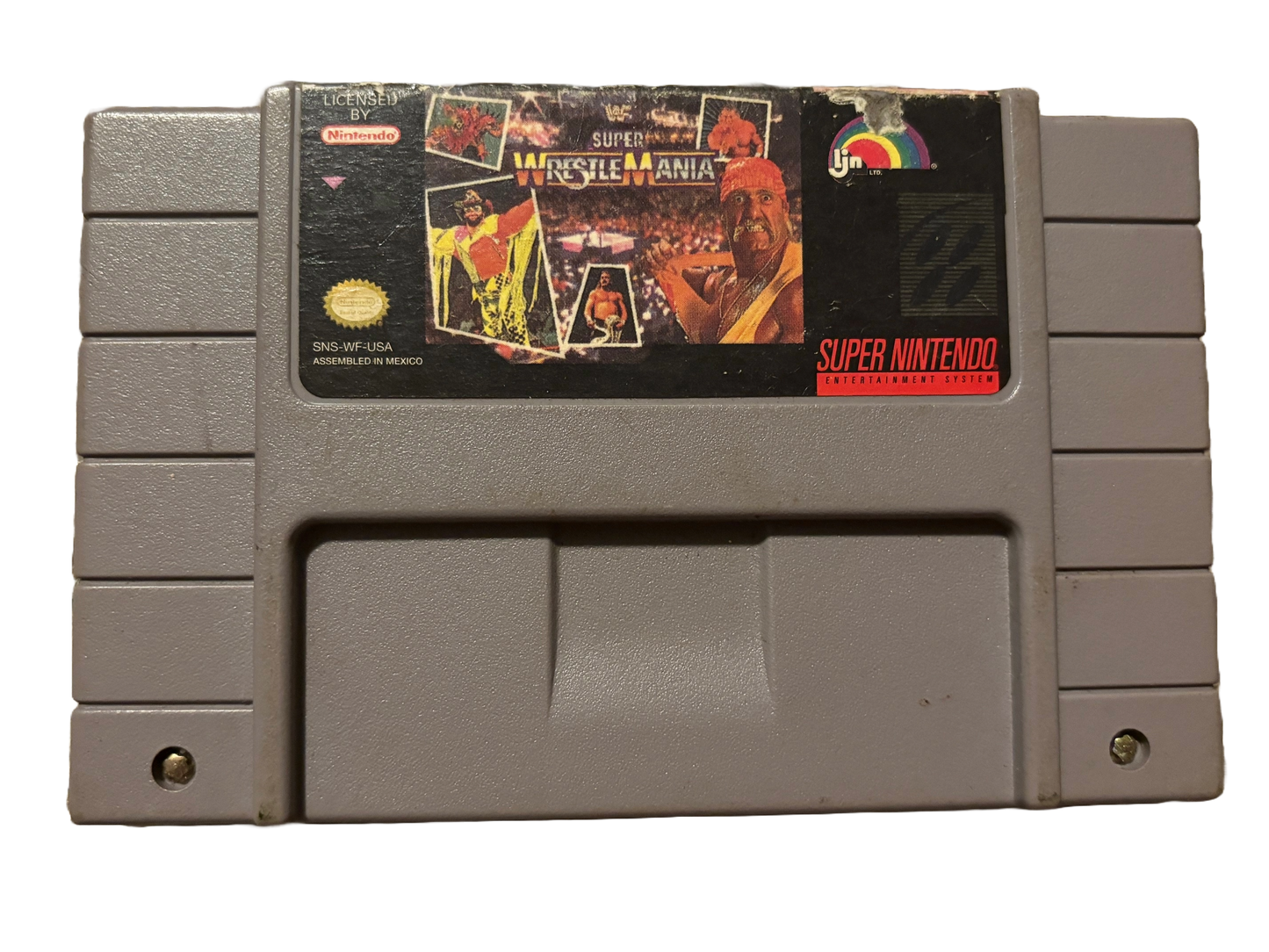 WWF Super WrestleMania Super Nintendo SNES Video Game