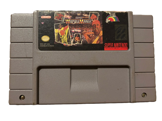 WWF Super WrestleMania Super Nintendo SNES Video Game