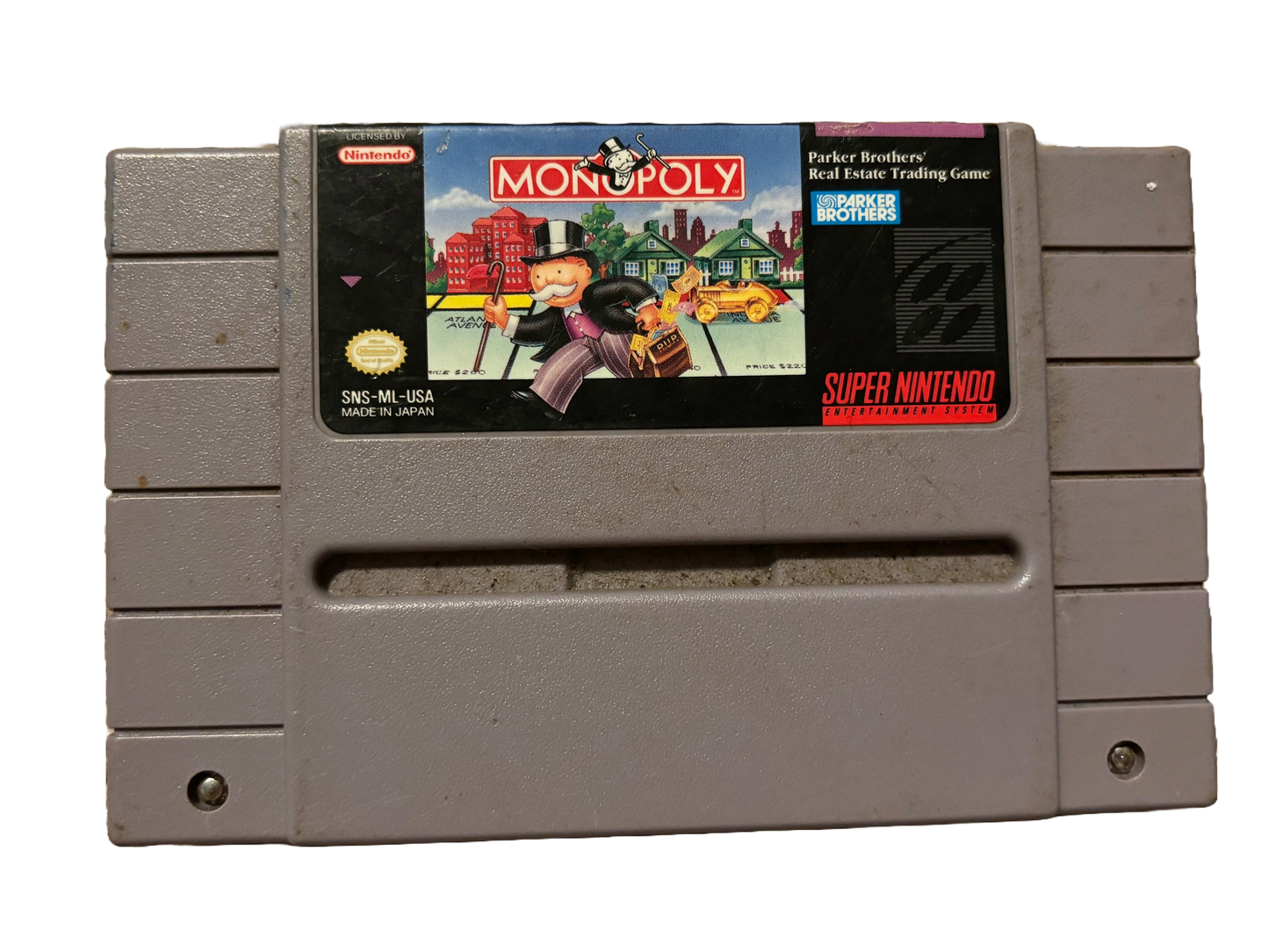 Monopoly Super Nintendo SNES Video Game