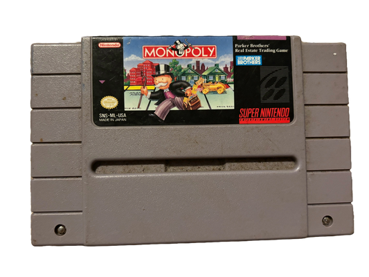 Monopoly Super Nintendo SNES Video Game