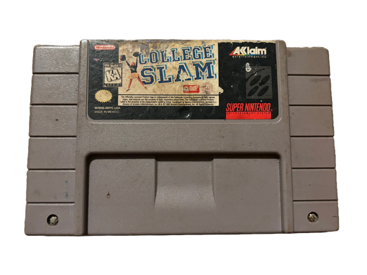 College Slam Super Nintendo SNES Video Game