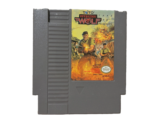 Operation Wolf Nintendo NES Video Game