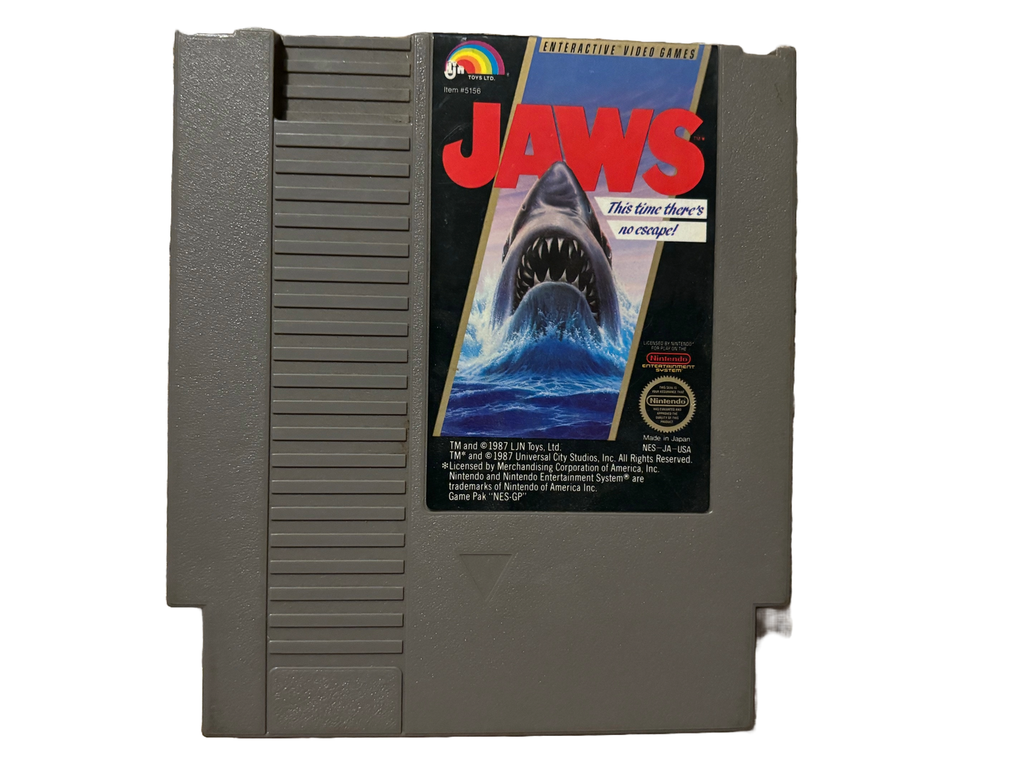 Jaws Nintendo NES Video Game