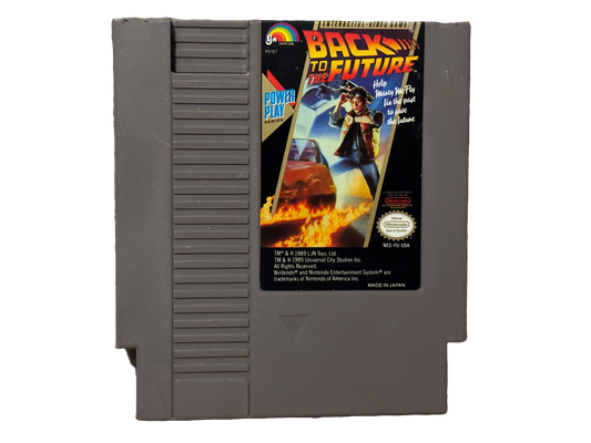Back to the Future Nintendo NES Video Game