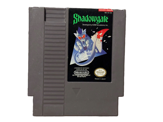 Shadowgate Nintendo NES Video Game