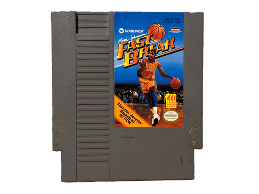 Magic Johnson's Fast Break Nintendo NES Video Game