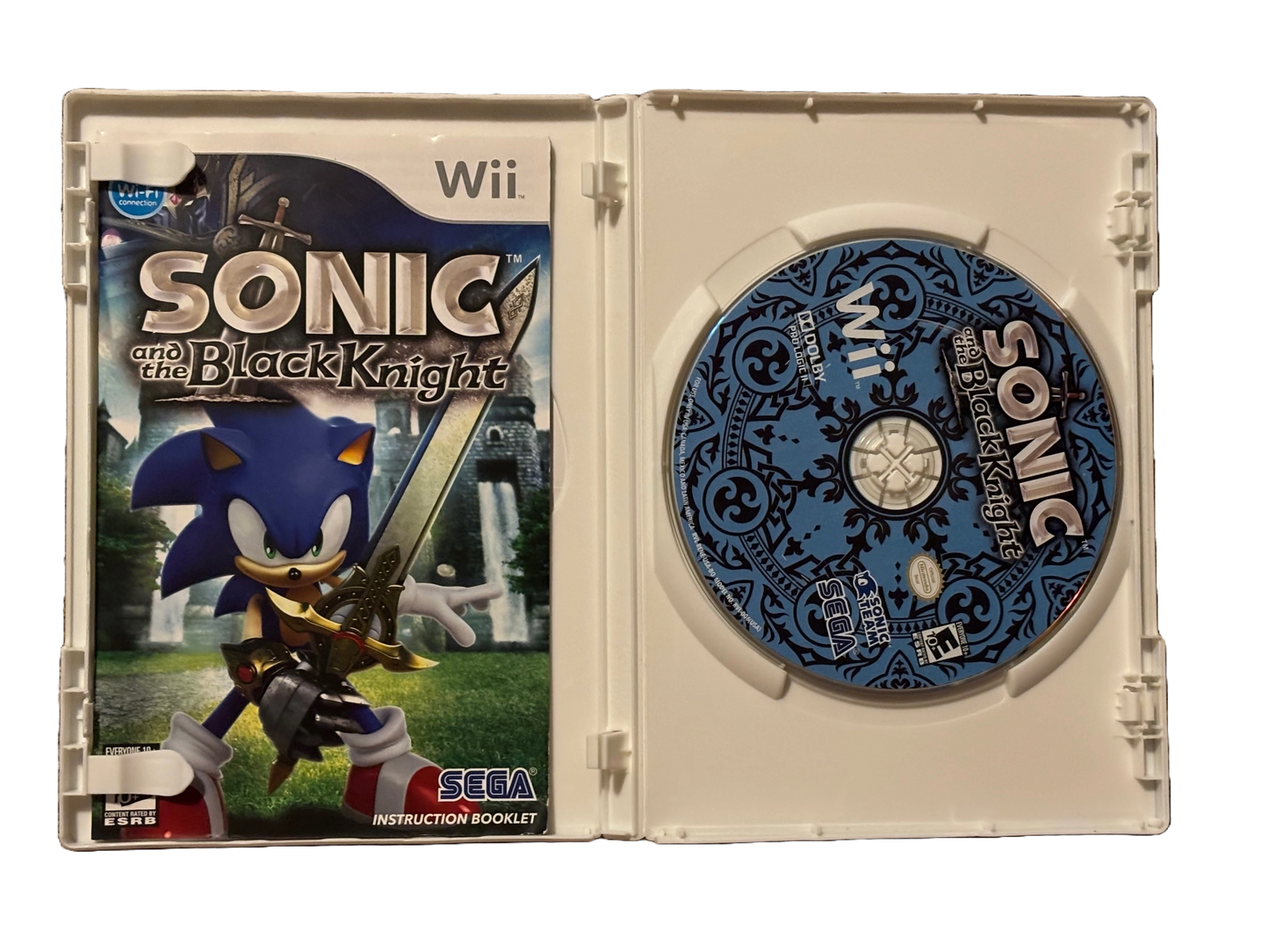 Sonic and the Black Knight Nintendo Wii Complete